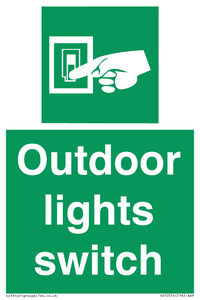 Outdoor lights switch